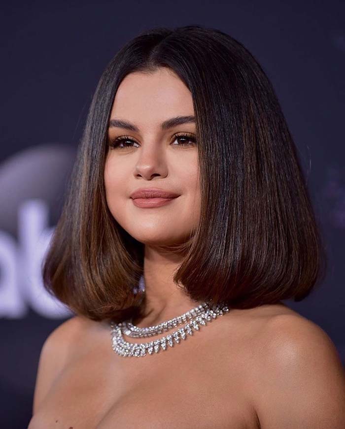 Selena Gomez The voluminous bob hair